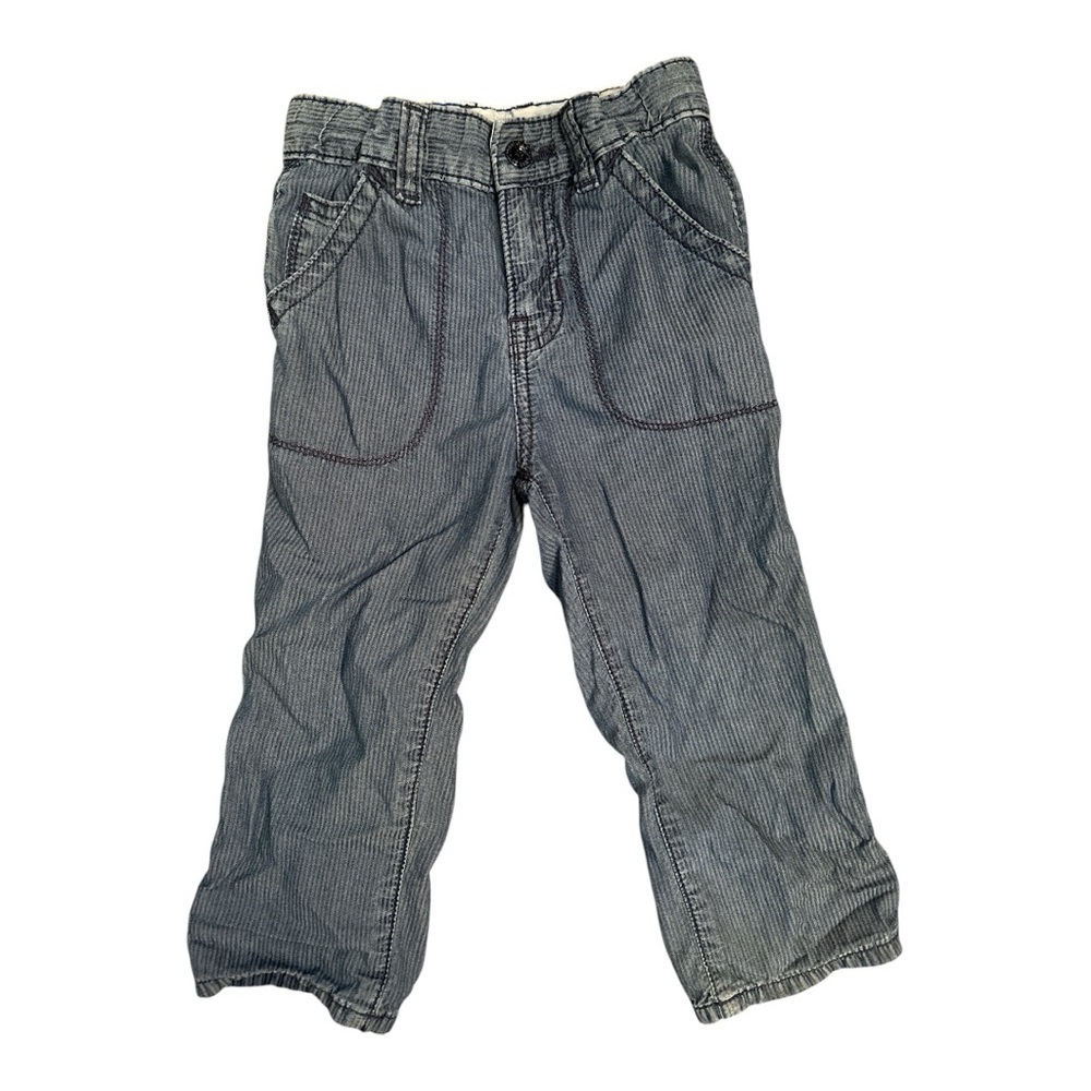 GAP Blue Casual Pants Relaxed Fit Elastic Waistband